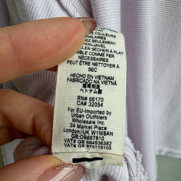 FREE PEOPLE Alameda Pullover Soft Knit Thermal  Dolman Purple Pink Size Medium - Picture 8 of 8